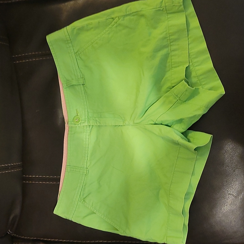 Lime green shorts, Lilly Pulitzer, size 8